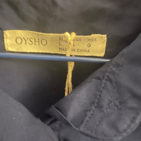 Oysho dark blue button down shirt size L for women - Picture 6 of 8